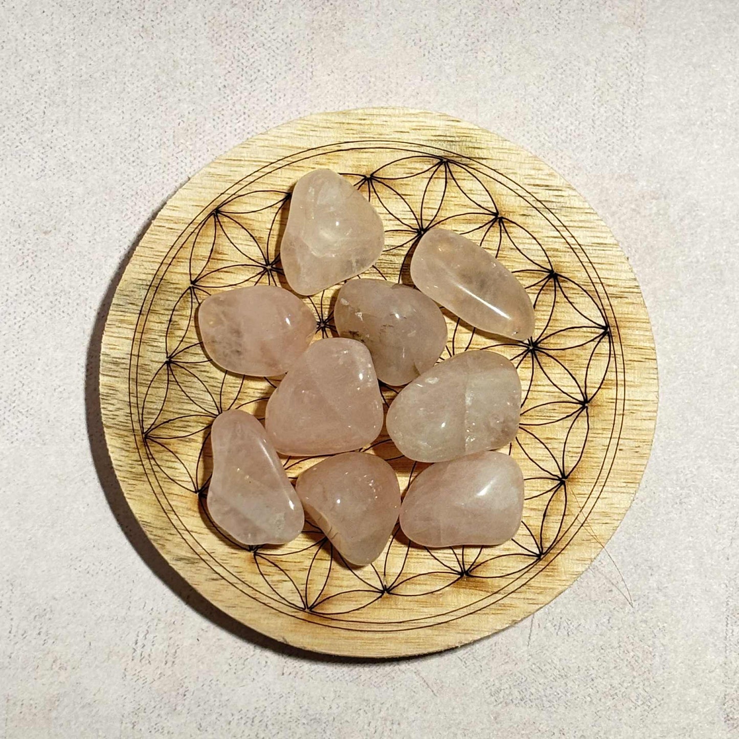 Pierre Roulée Quartz Rose