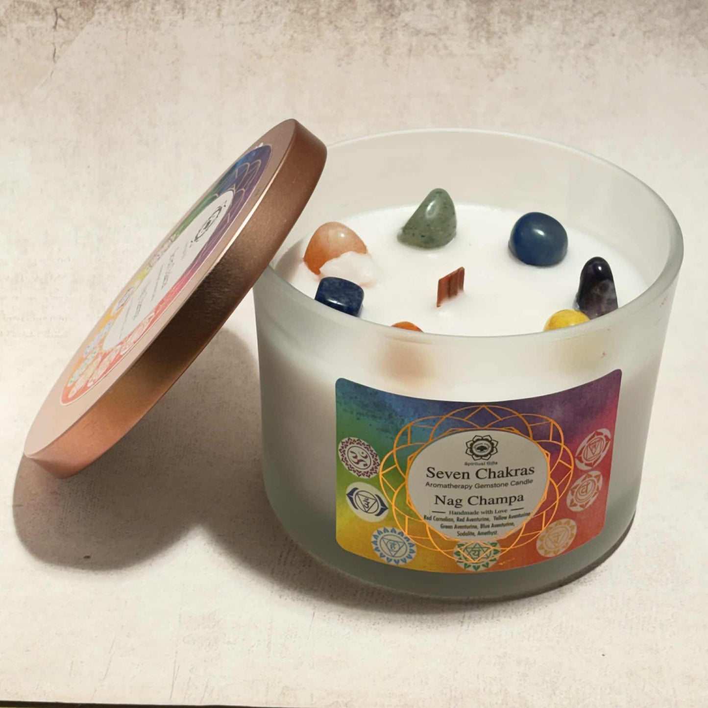 Bougie 7 Chakras Nag Champa