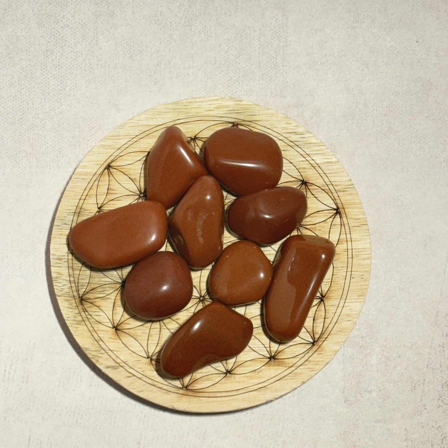 Pierre Roulée Jaspe Rouge