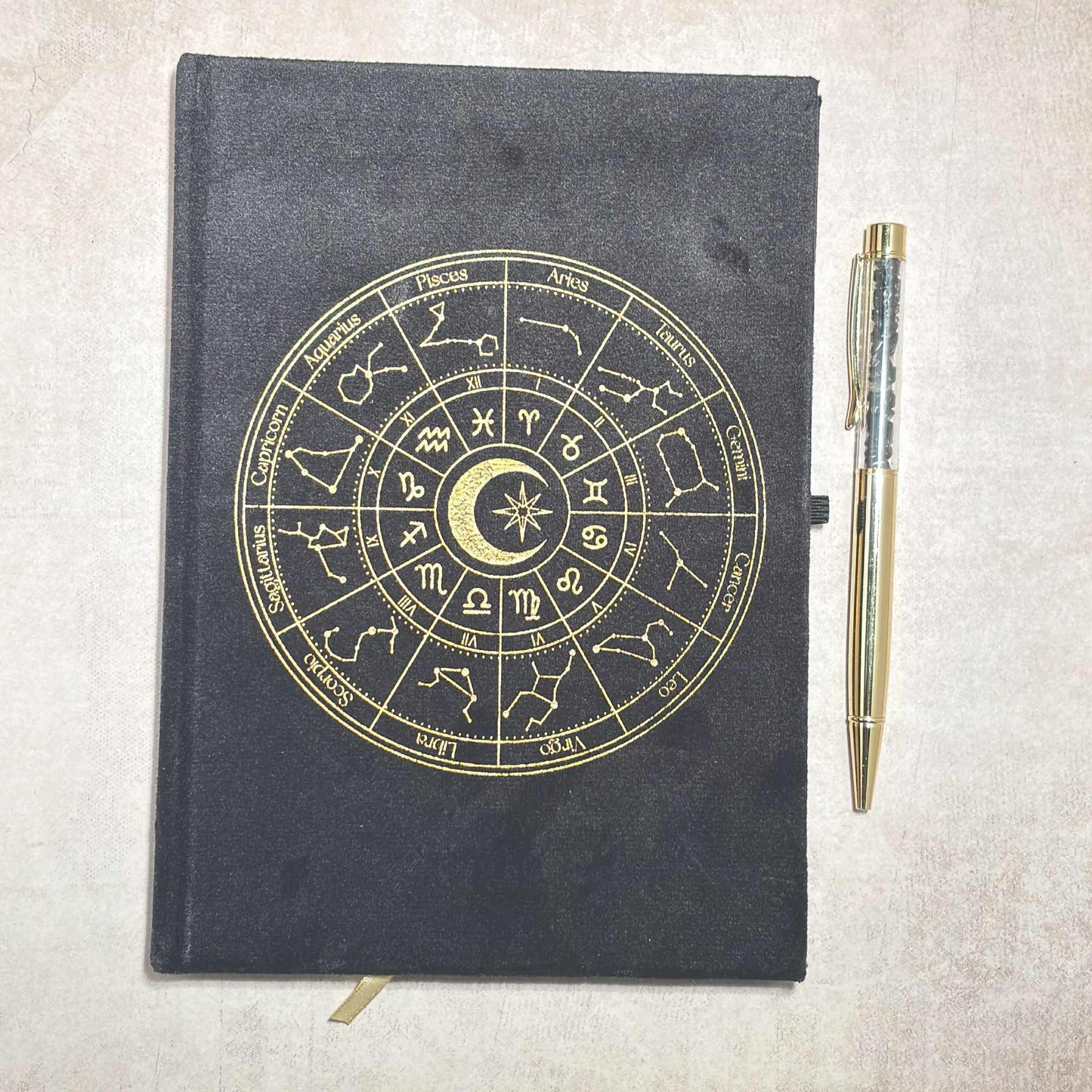 Carnet Astrology Wheel + Stylo