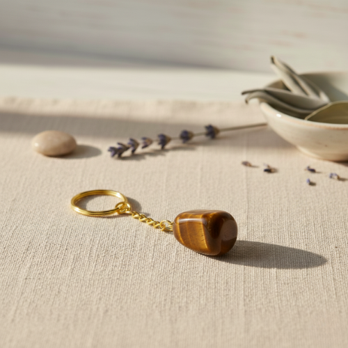 Porte-clé Œil Tigre