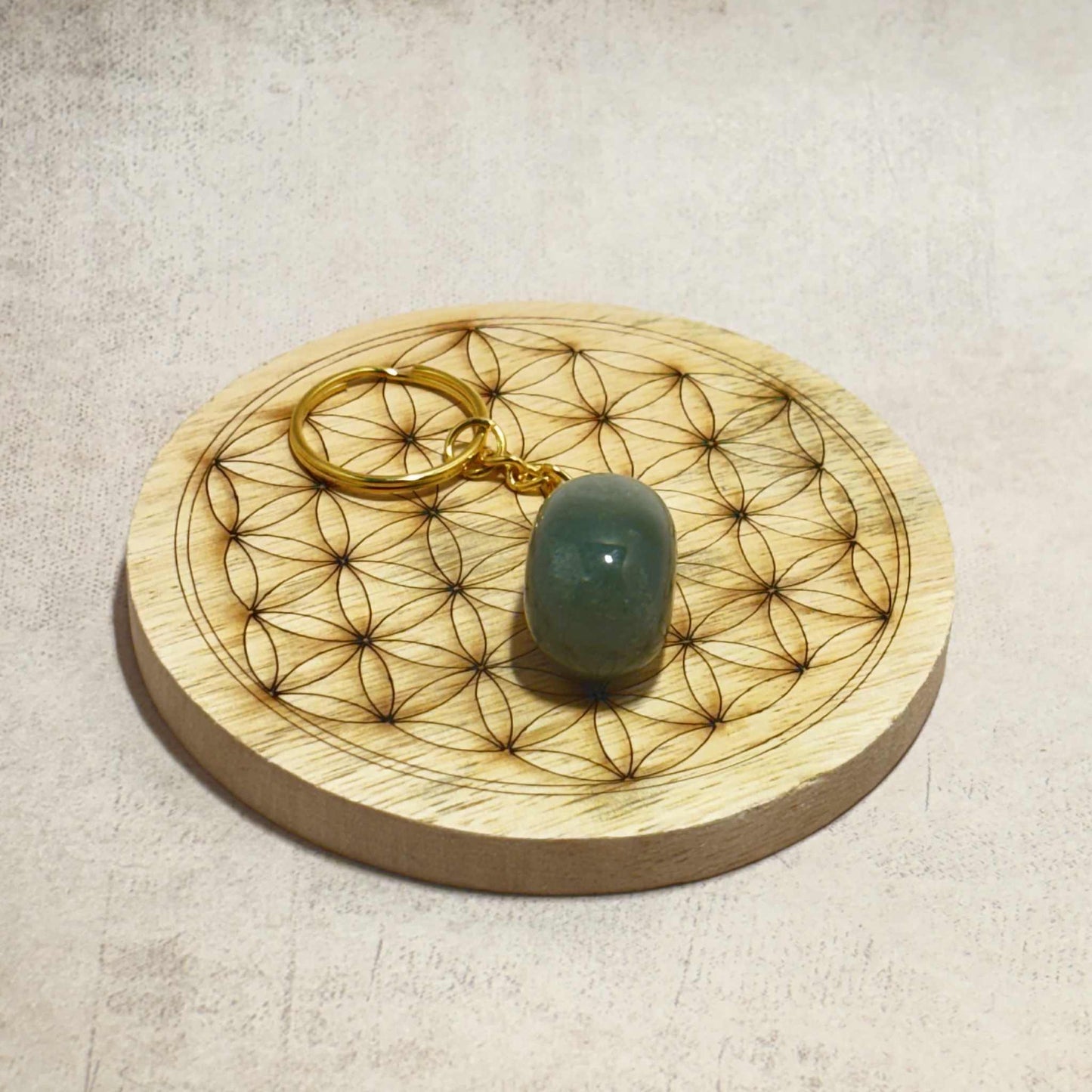 Porte-clé Aventurine Verte