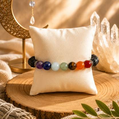 Bracelet 7 Chakras Lave