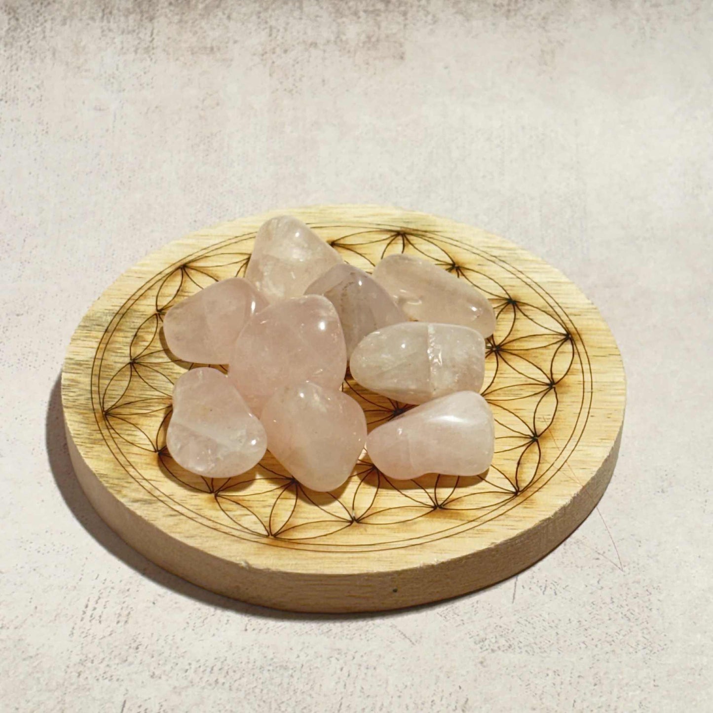 Pierre Roulée Quartz Rose