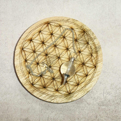 Pendule en Cristal de Roche