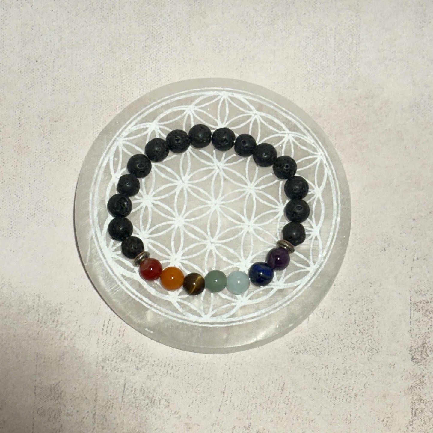 Bracelet 7 Chakras Lave