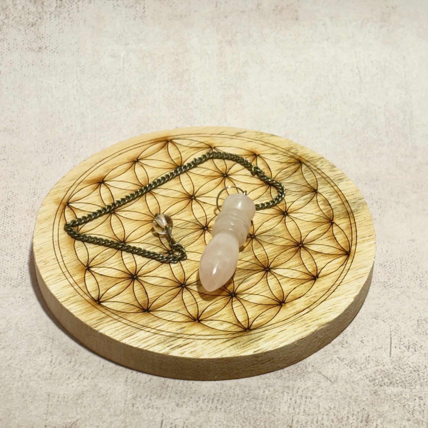 Pendule en Quartz Rose