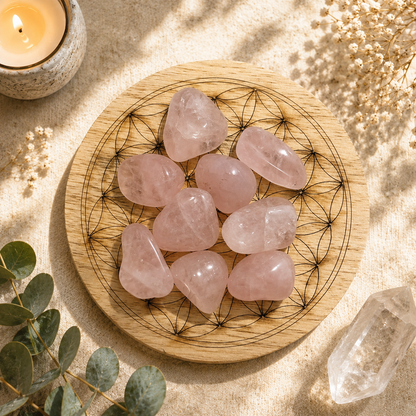 Pierre Roulée Quartz Rose
