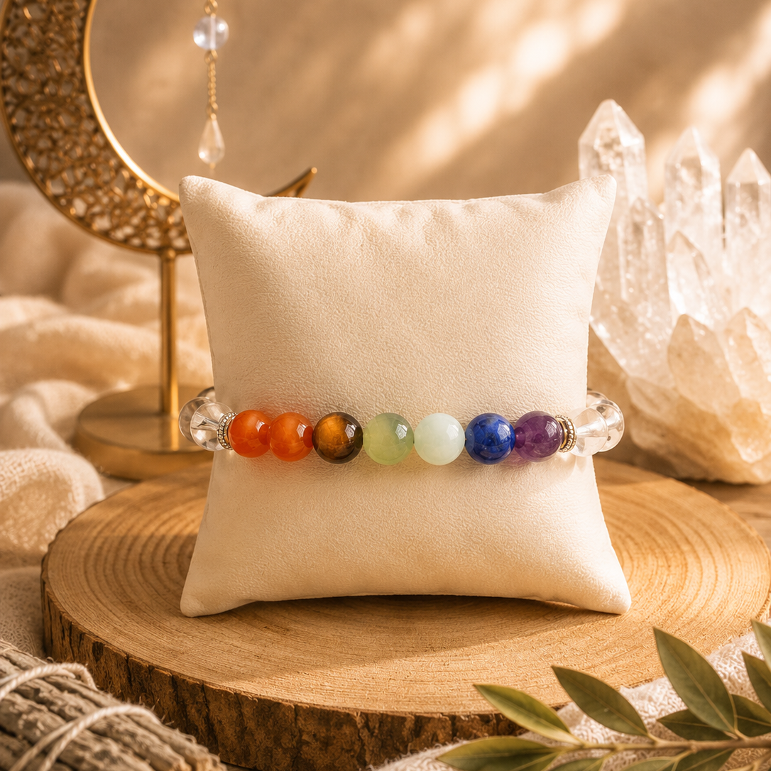 Bracelet 7 Chakras Cristal