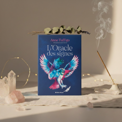 Jeu de cartes oracle sur fond mystique