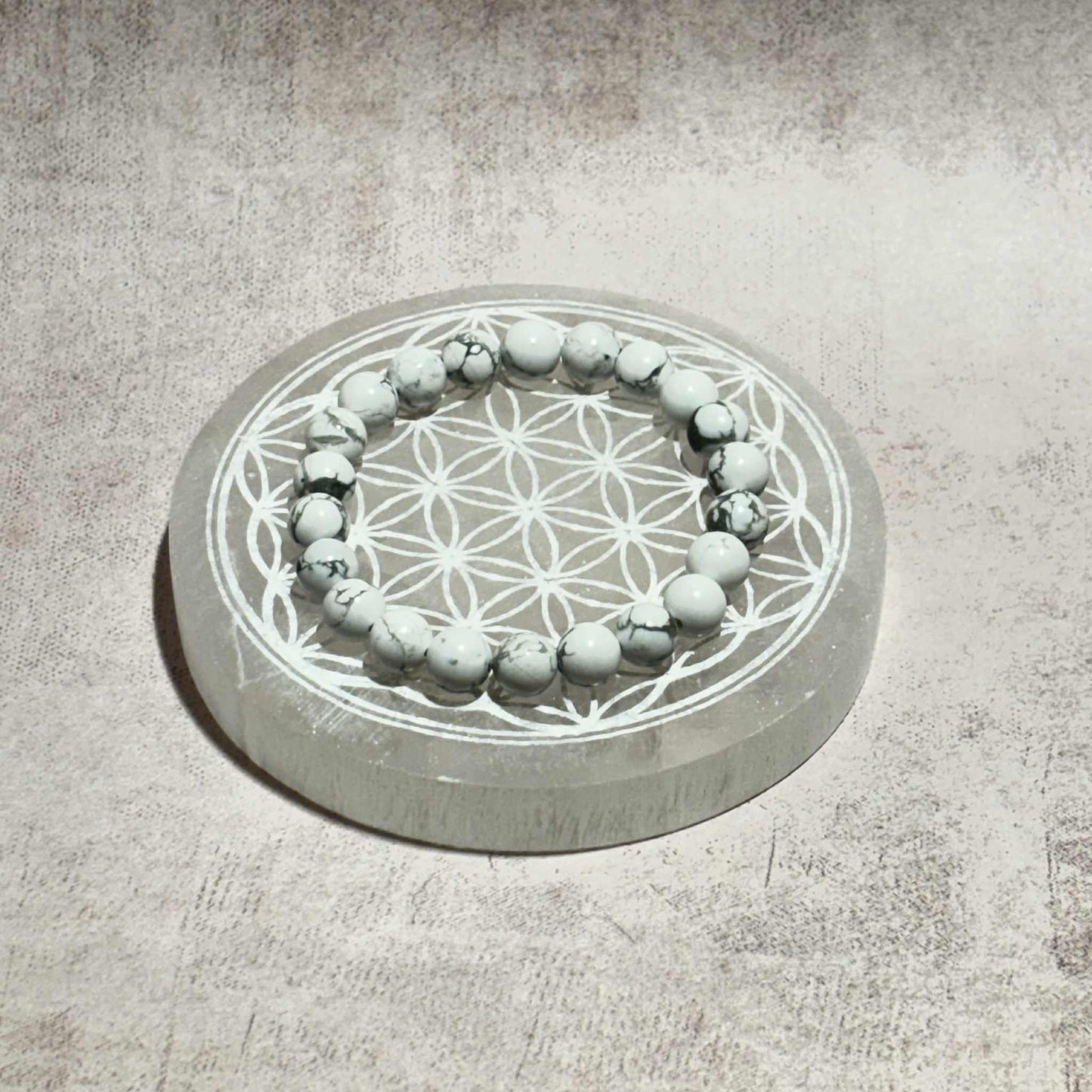 Bracelet Howlite Blanche