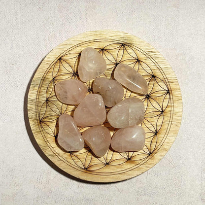 Pierre Roulée Quartz Rose