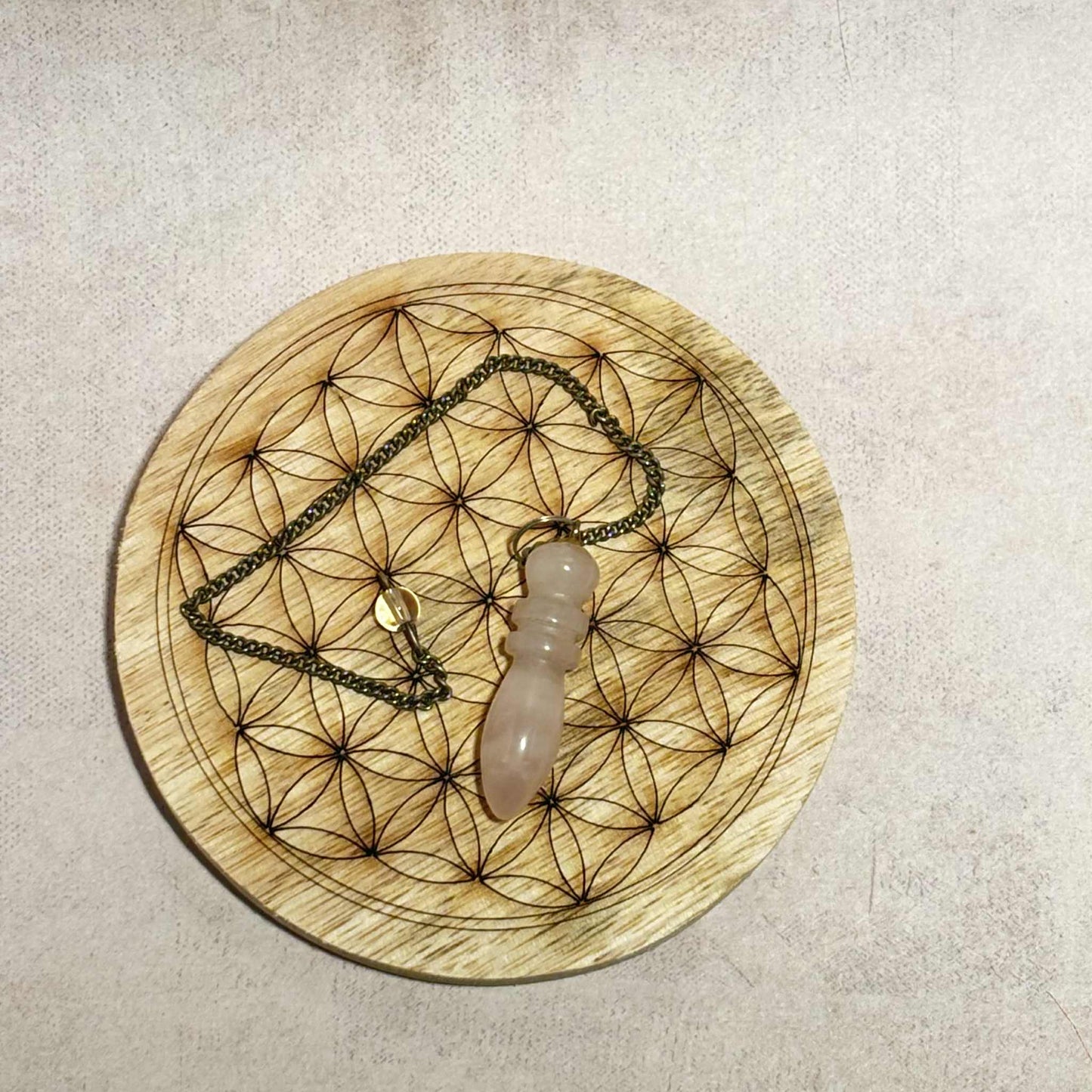 Pendule en Quartz Rose