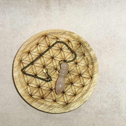 Pendule en Quartz Rose