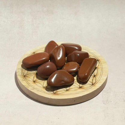 Pierre Roulée Jaspe Rouge