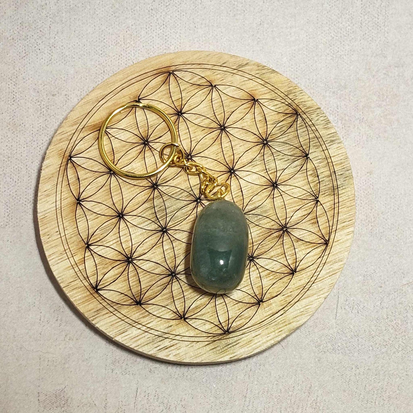 Porte-clé Aventurine Verte